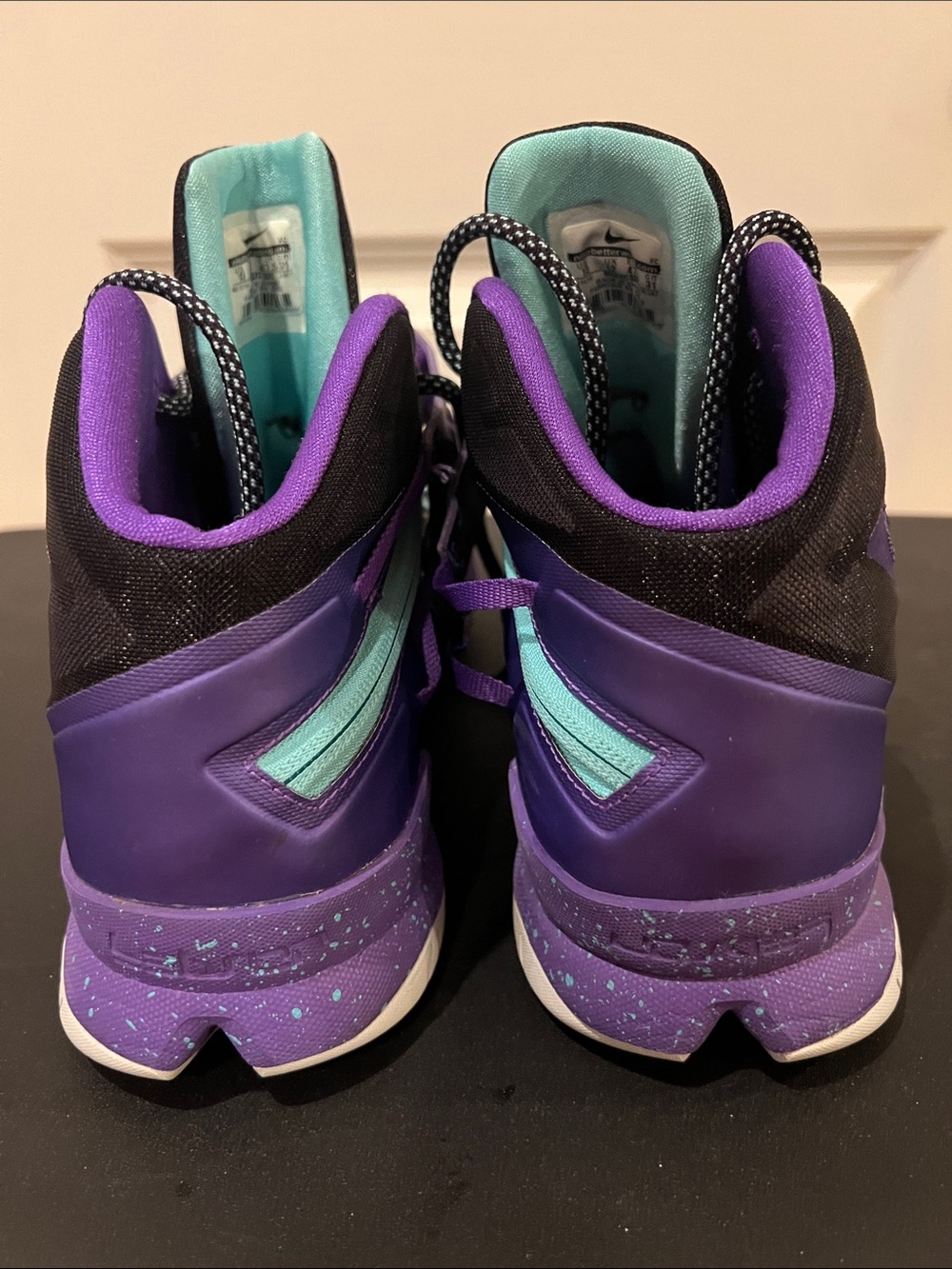 Men's Athletic Sneakers - Purple & Black Performance Shoe - Picture 4 of 5